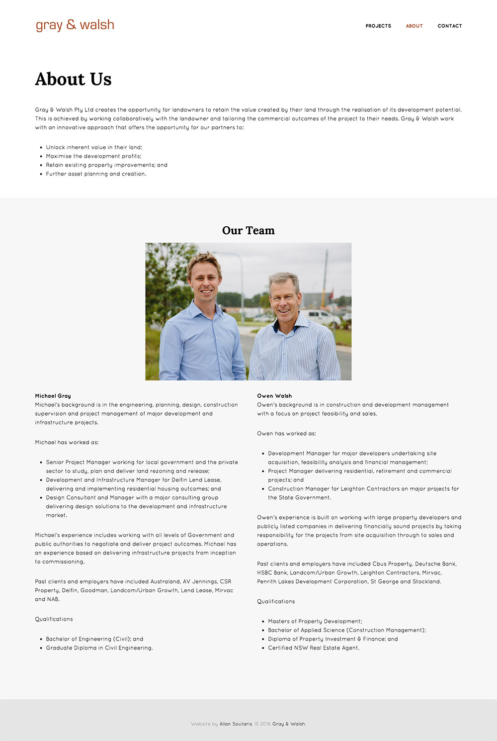 Gray & Walsh about